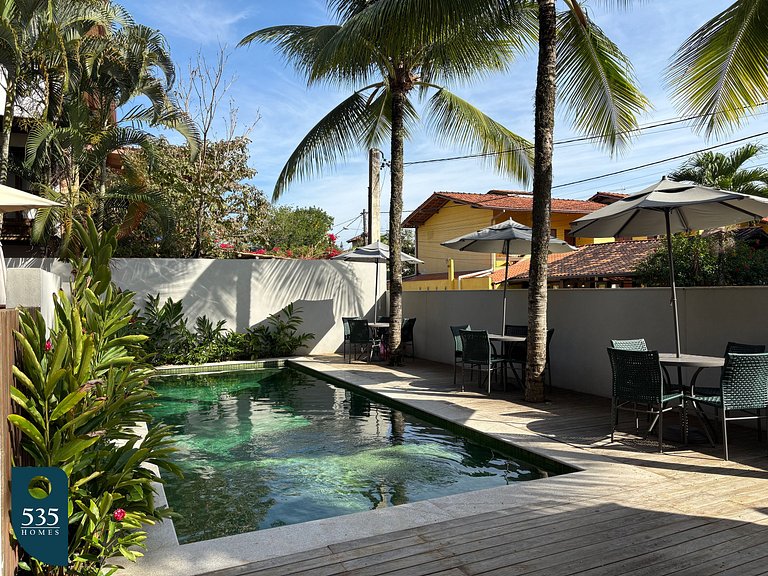 Refúgio com Piscina perto da Pituba em Itacaré