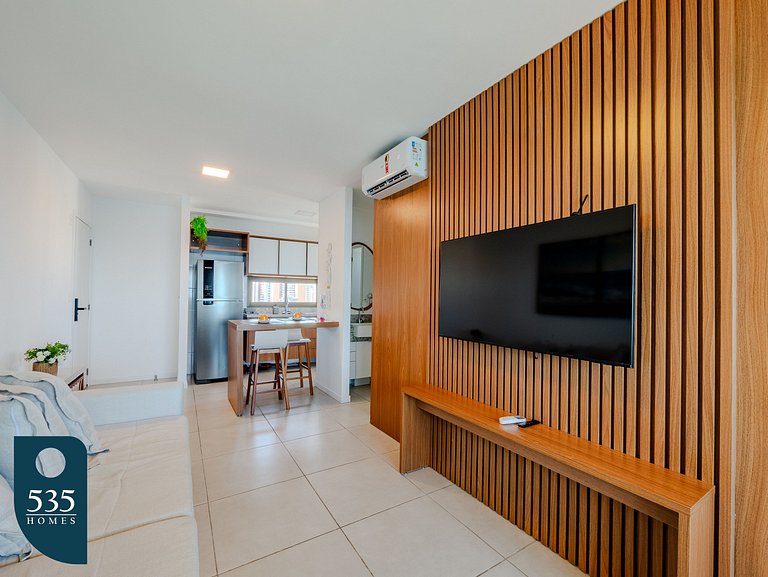 Quarto e Sala a 290m do Farol da Barra