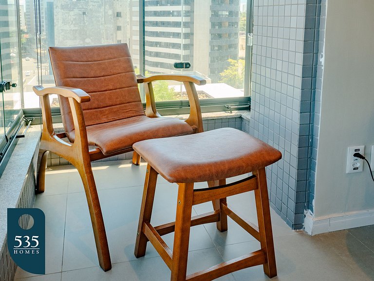 Fully equipped apartment with rooftop pool