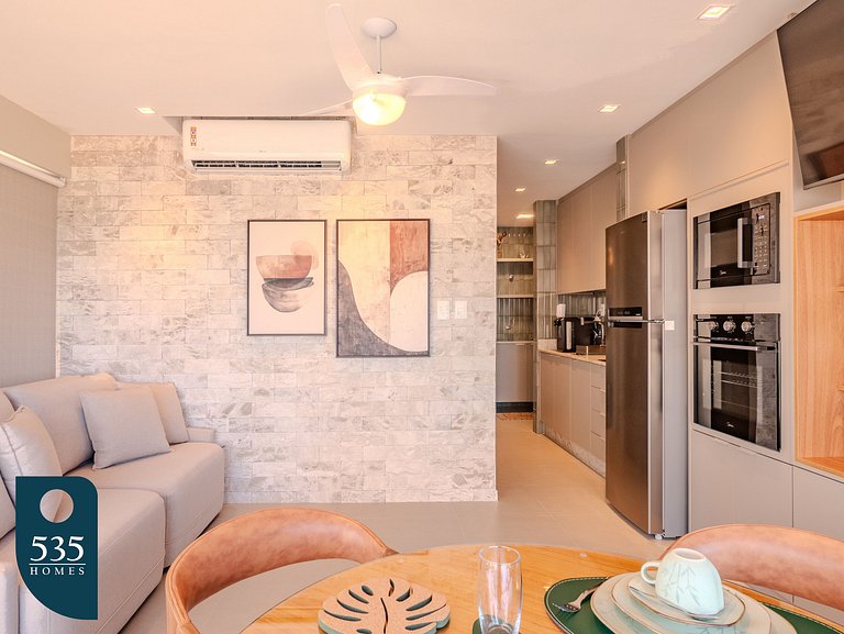 Fully equipped apartment with rooftop pool