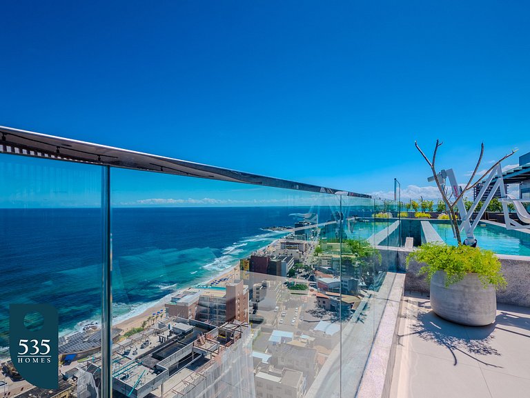 Fully equipped apartment with rooftop pool