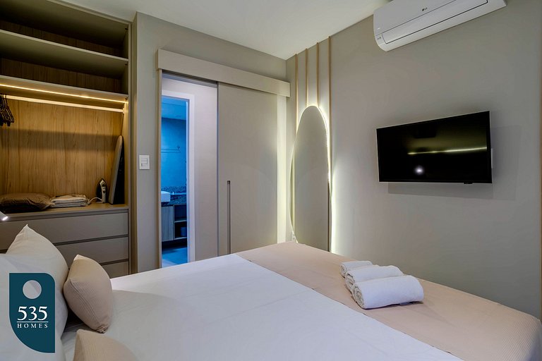 Apartamento com Vista Mar e Piscina no Rooftop
