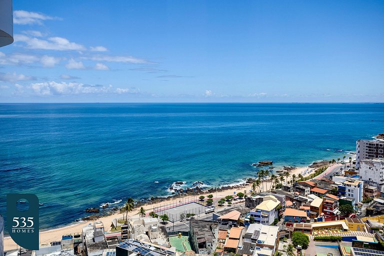 Apartamento com Vista Mar e Piscina no Rooftop