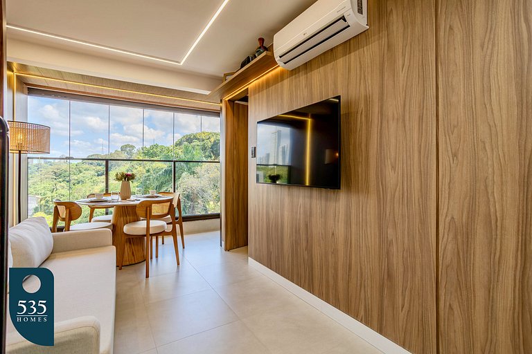 Apartamento moderno com piscina e próximo a Praia
