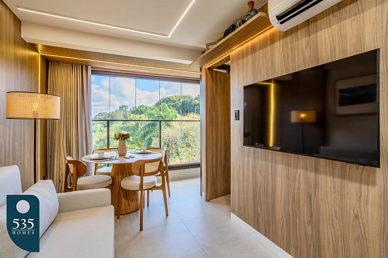 Apartamento moderno com piscina e próximo a Praia