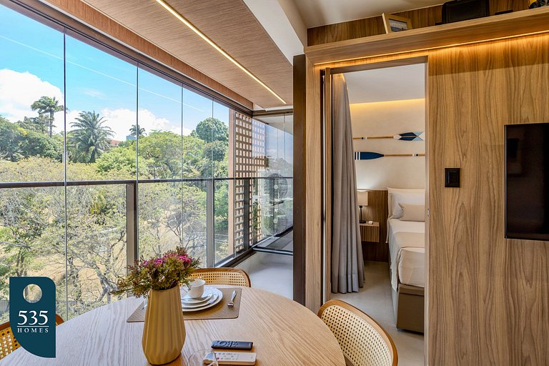 Apartamento moderno com piscina e próximo a Praia
