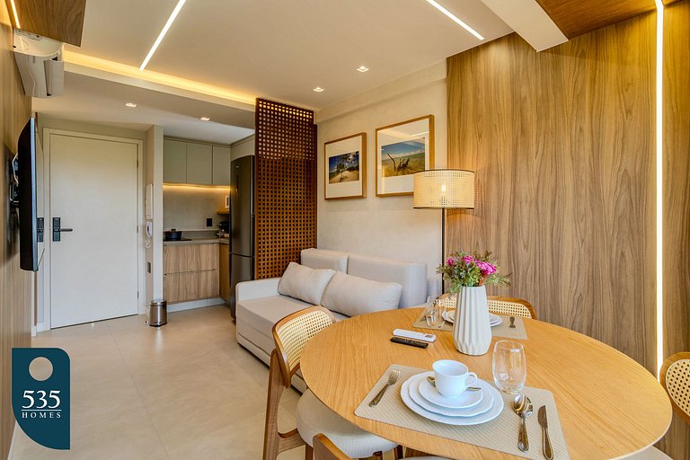 Modern apartment with pool near the beach