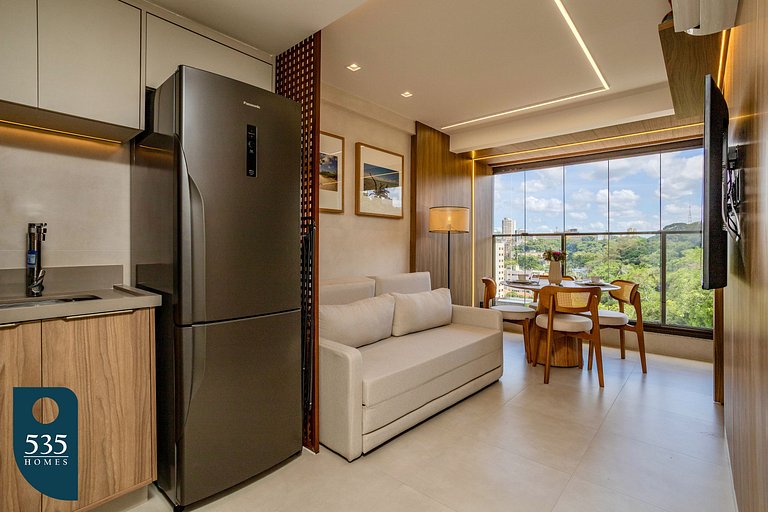 Modern apartment with pool near the beach